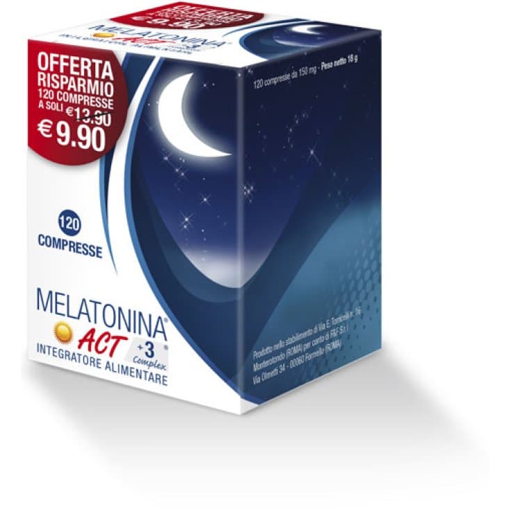 Melatonin Act+ 3 Complex – 120 Tabletten