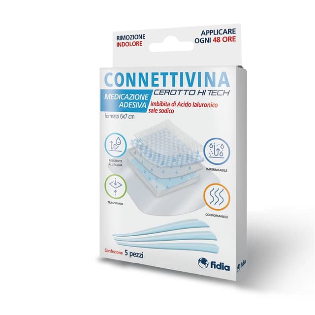 Connettivina Bio Cer HiTec – 6x7 cm Pflaster
