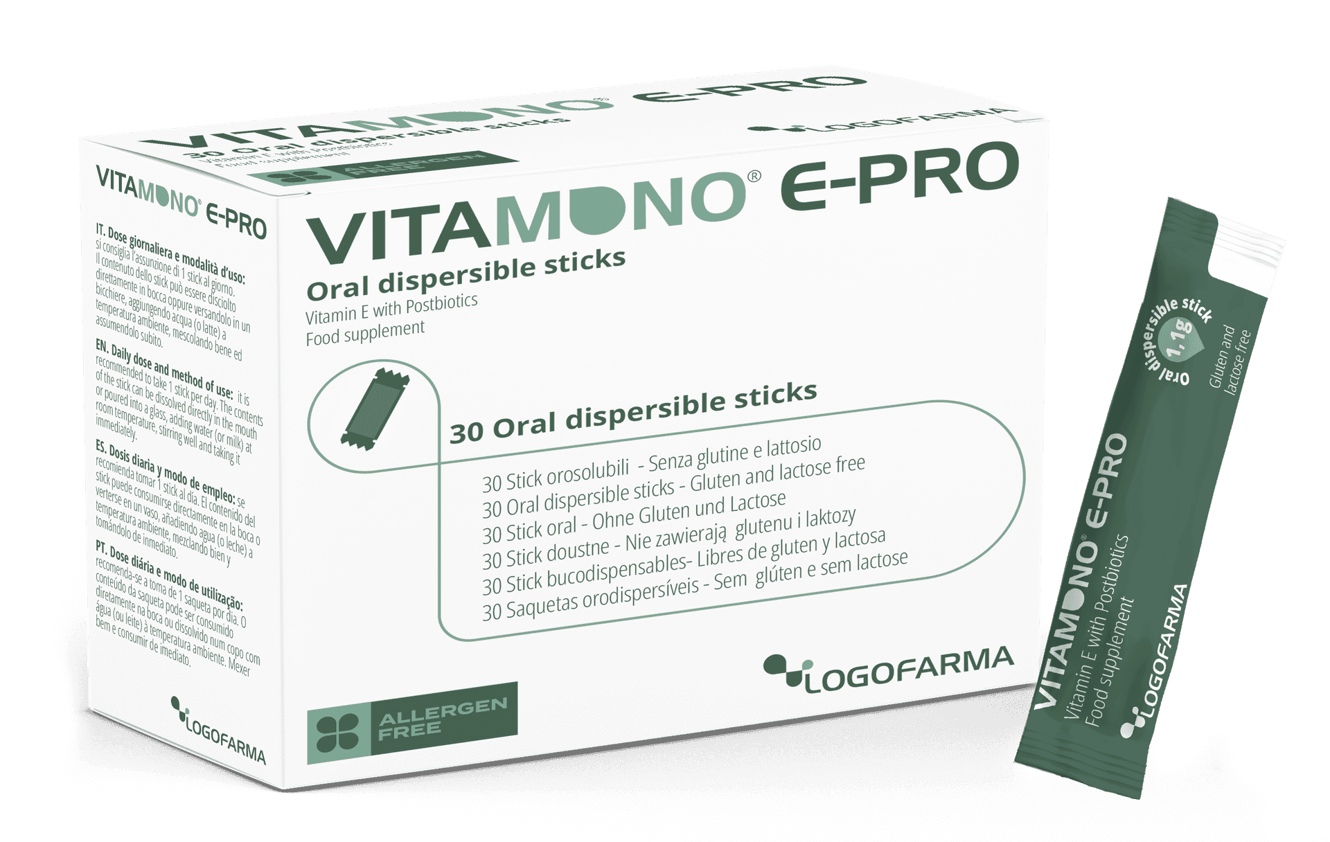 Vitamono E Pro – 30 Beutel (Idrosol)