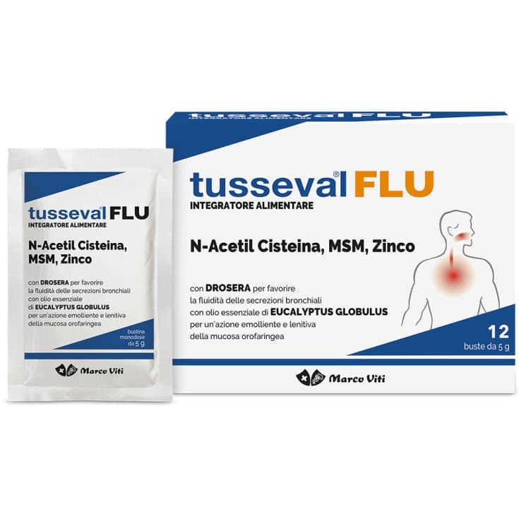 Tusseval Flu Lösliche Beutel – 12 Stück