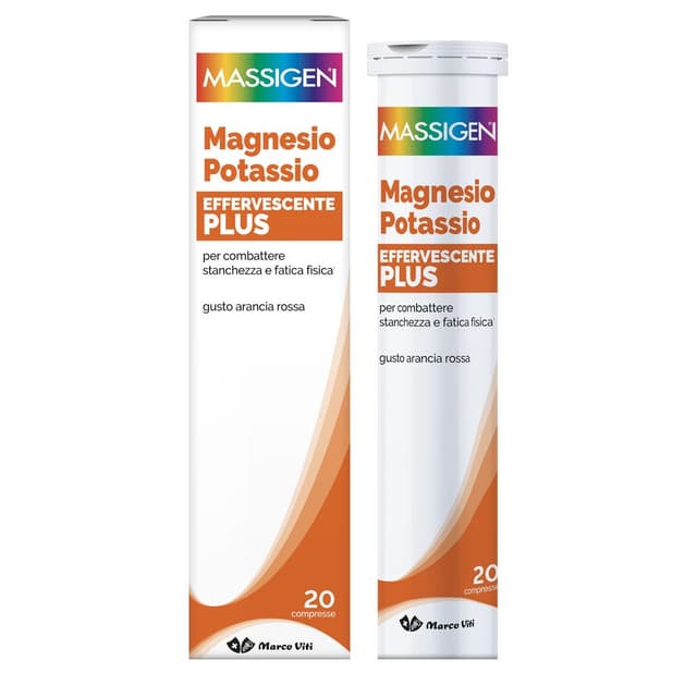 Massigen Magnesio Potassio Plus – 20 Tabletten