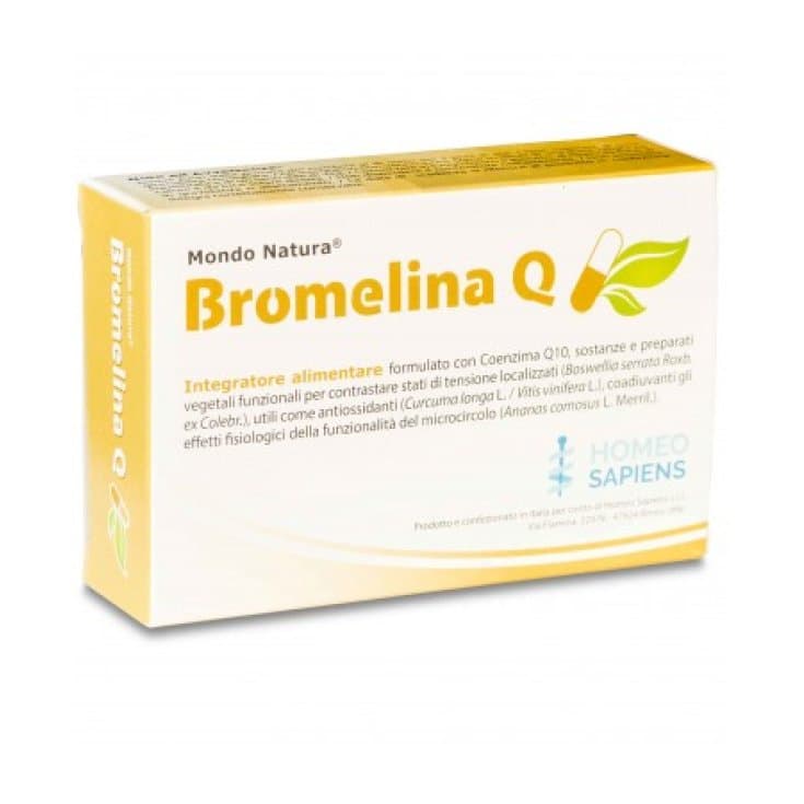 Bromelain Q Mondo Natura – 30 Tabletten