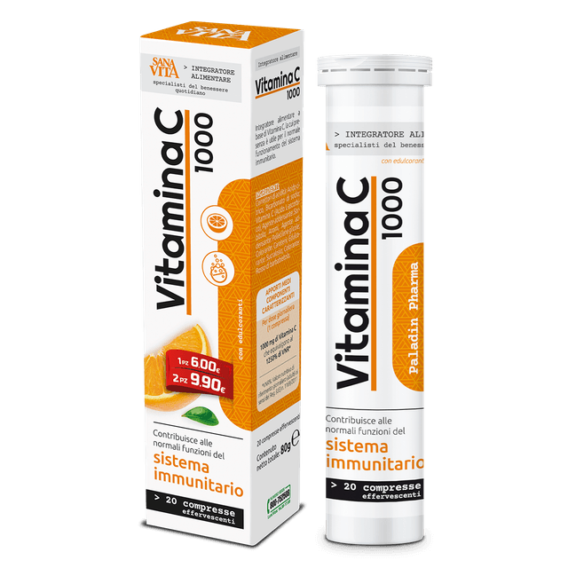 Sanavita Vitamin C Effervescent – 20 Tabletten