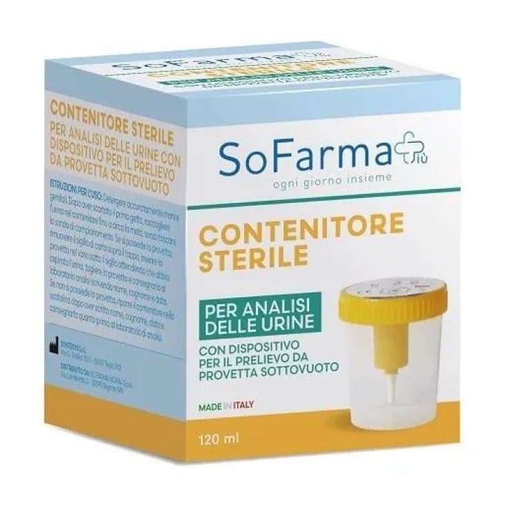 Urinbehälter mit Provisionsröhrchen – Sterile Urinprobe