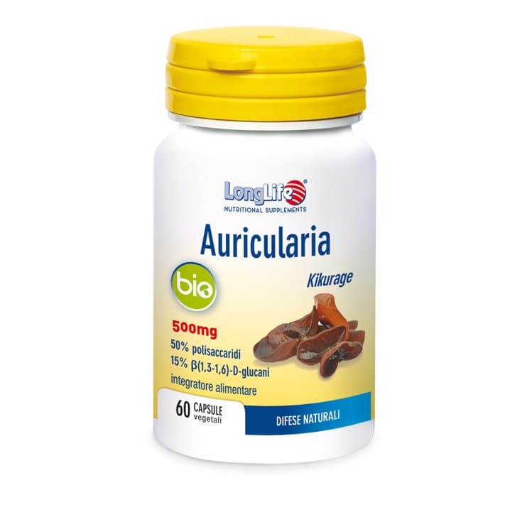 Longlife Auricularia Bio – 60 Kapseln