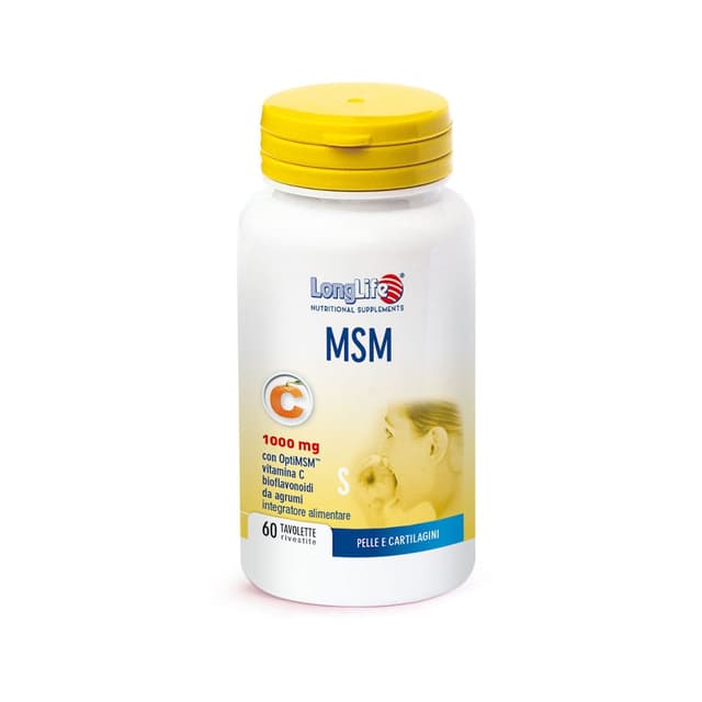 Longlife MSM 1000mg – 60 Tabletten