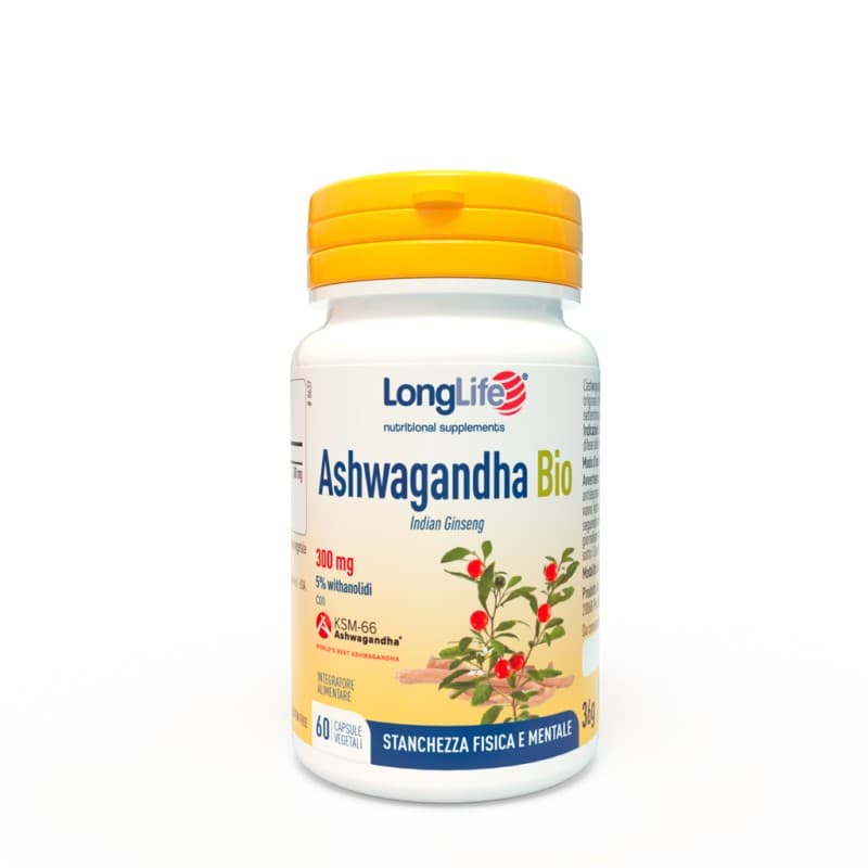 Longlife Ashwagandha Bio 5% – Kapseln