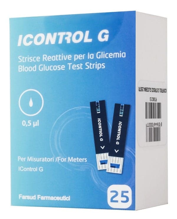 iControl G Glukose-Teststreifen – 25 Stück