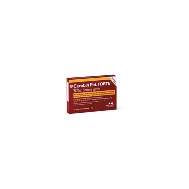 Carobin Pet Forte Mini – 15 Tabletten