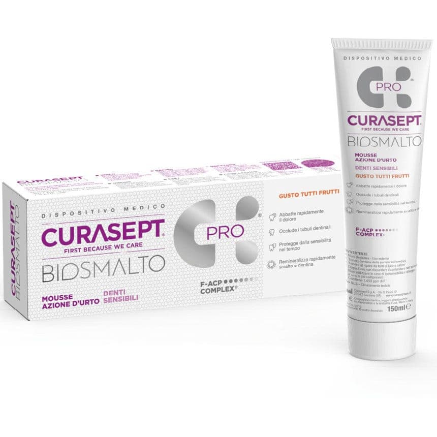 Curasept Biosmalto Mousse Sensitiv – Zahnpflegeschaum