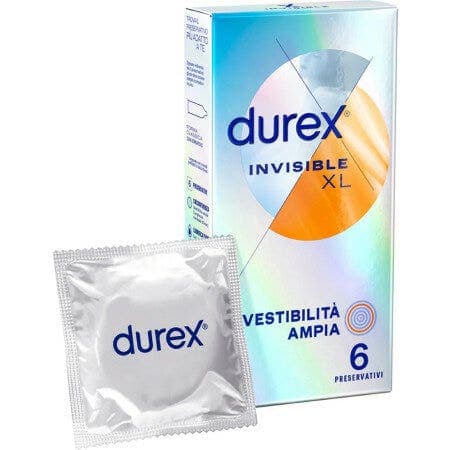 Durex Invisible XL – 6 Stück