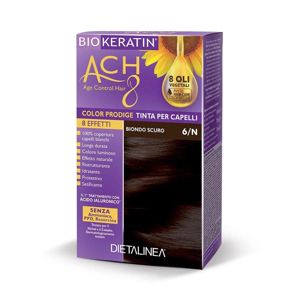 Biokeratin Ach8 – Haarfarbe 6/N Bio