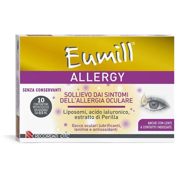 Eumill Allergy Augentropfen – 10 Ampullen