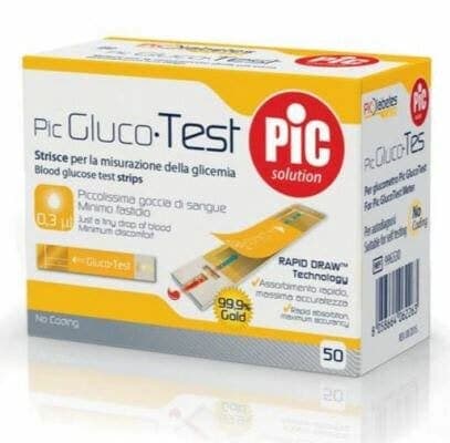 Glucotest Teststreifen – 50 Stück