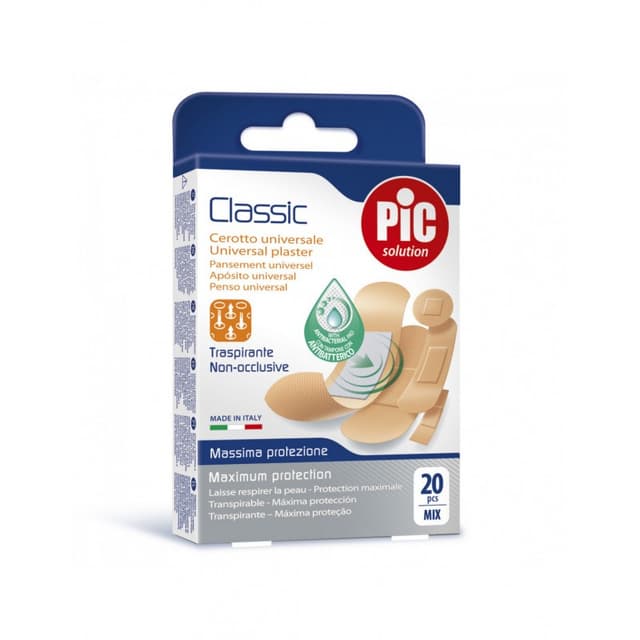 PIC Classic Mix Pflaster – 20 Stück