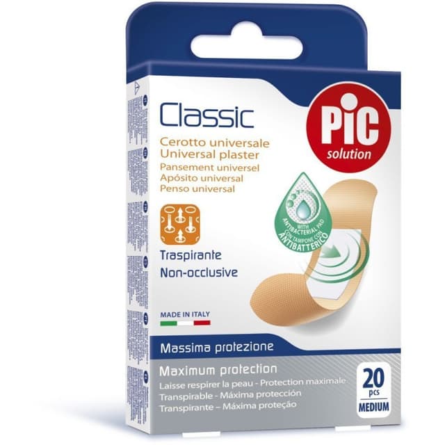 Pic Classic Pflaster – 19 × 72 mm, 20 Stück