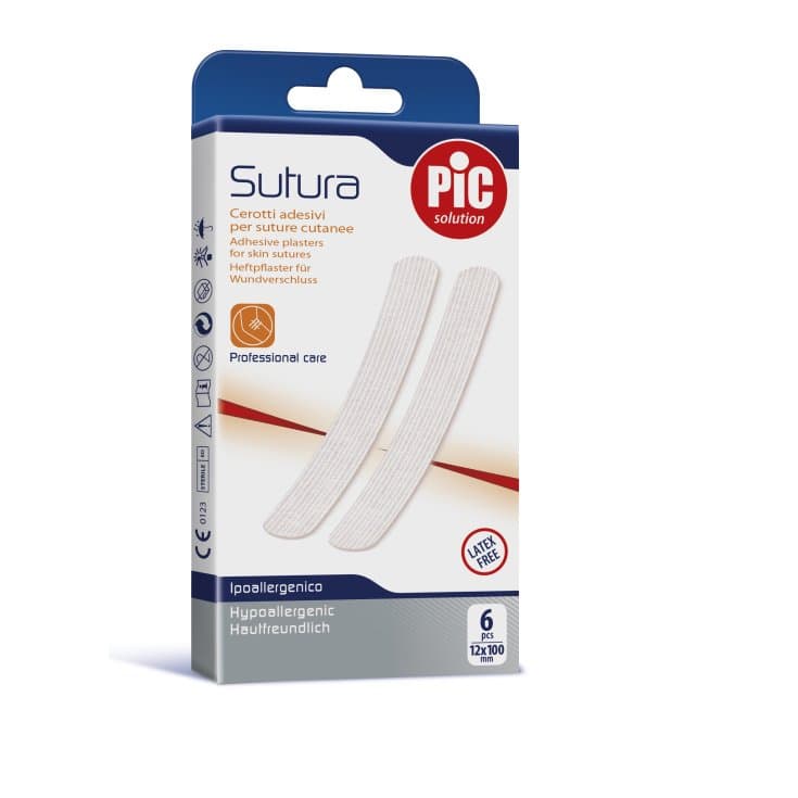 Pic Sutura Chirurgischer Faden – 12 x 100 mm, 6er