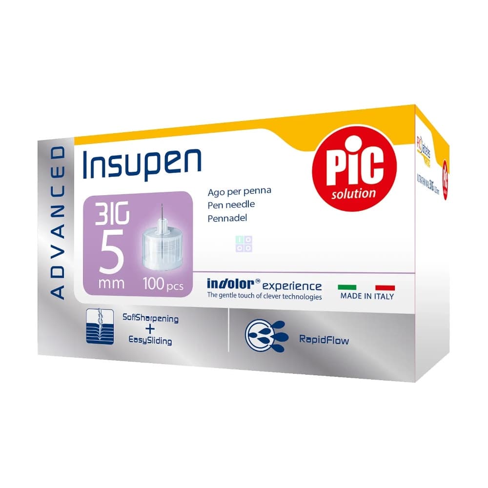 Insupen Injektionsnadeln 31G 5mm – 100 Stück