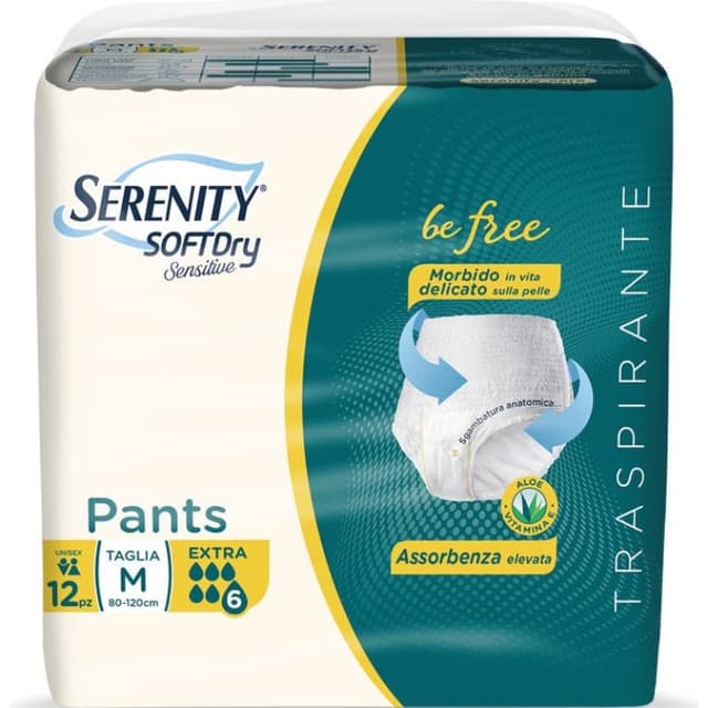 Serenity Pants Sensitive Extra – 12 Stück M