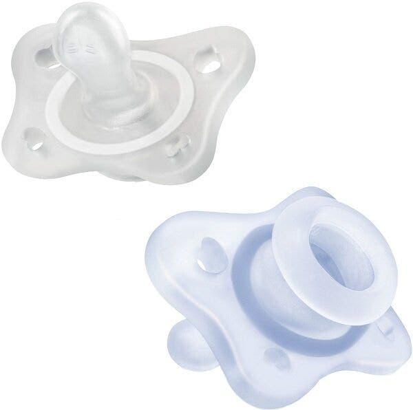 Mini Schnuller 0-2 Monate – 2er Pack Blau