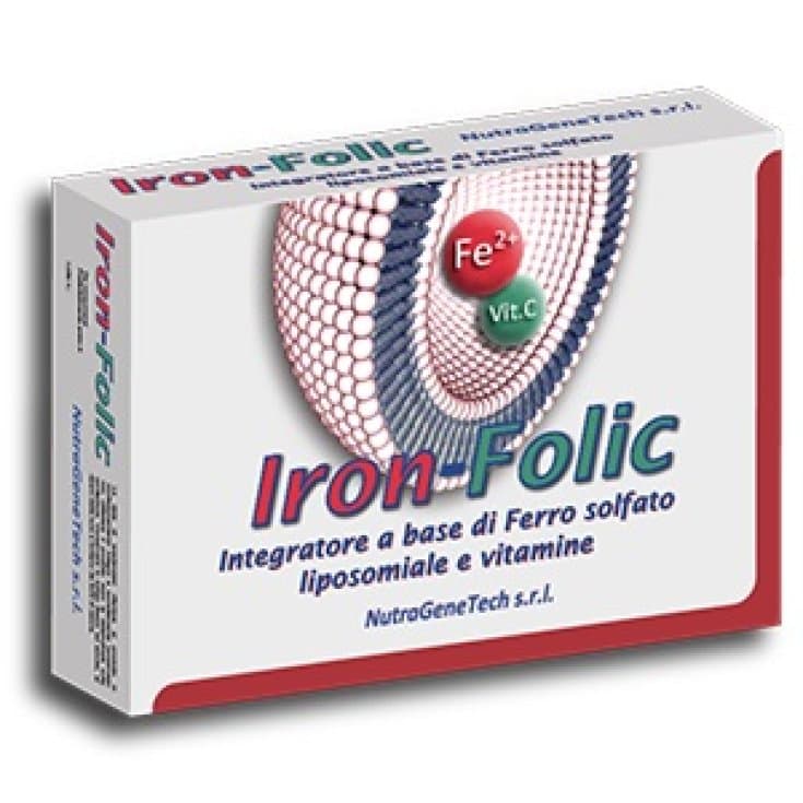 Iron-Folic Nahrungsergänzung – 30 Kapseln