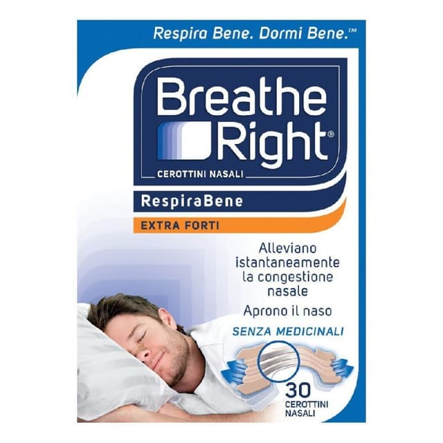 Breath Right Extra Stark – 30 Stück Nasenpflaster