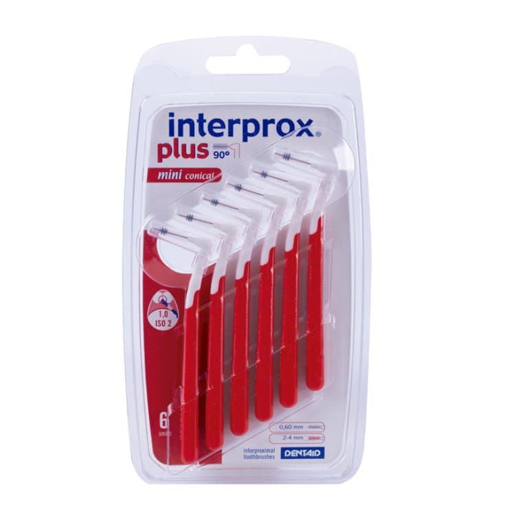 Interprox Plus Miniconico Rot – 6er Pack