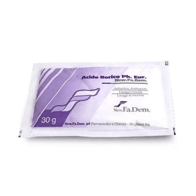Borsäure Pulver 30 g – FADEM Dermatologisches Produkt