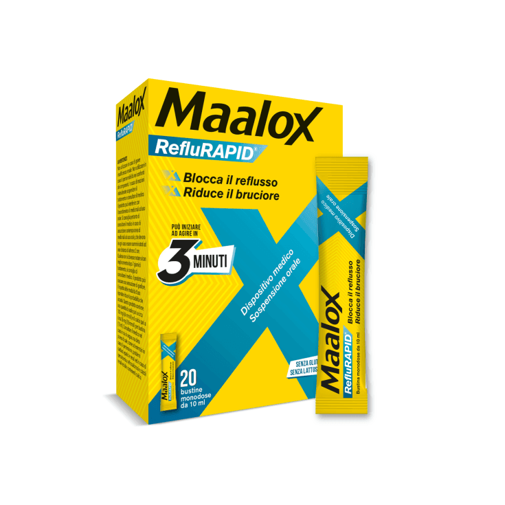 MAALOX REFLURAPID 20BUST