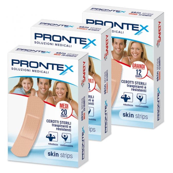 PRONTEX SKIN STRIPS GRAND 12PZ
