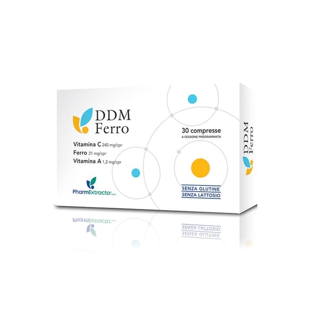 DDM Ferro – 30 Tabletten mit Eisen, homöopathisch geprägte Linie
