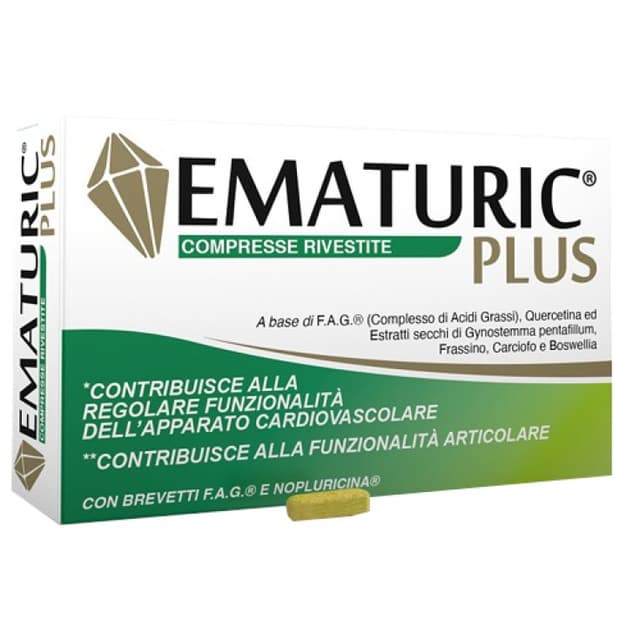 Ematuric Plus – 30 überzogene Tabletten mit Cranberry