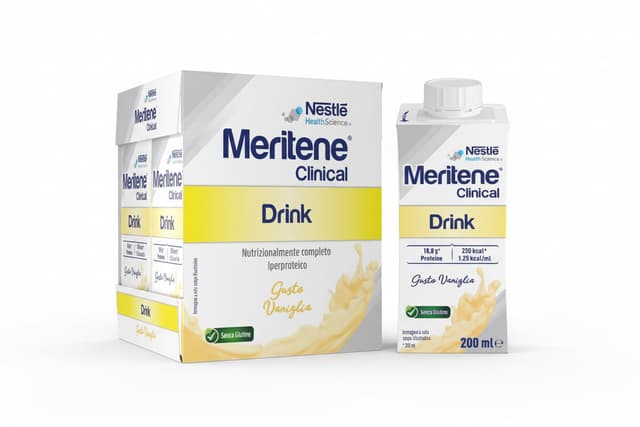 Meritene Clinical Vanille – 4 x 200 ml Trinknahrung