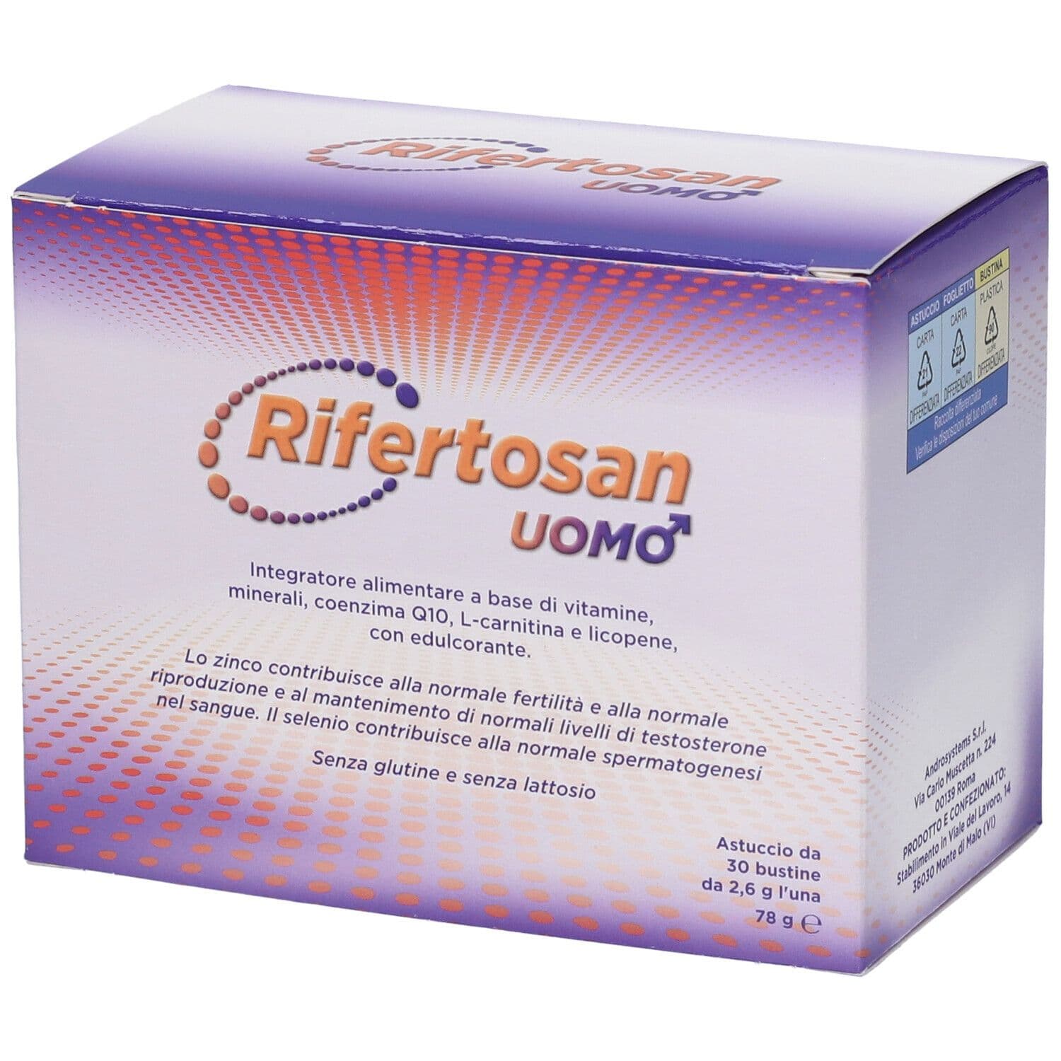 RIFERTOSAN UOMO 30BUST