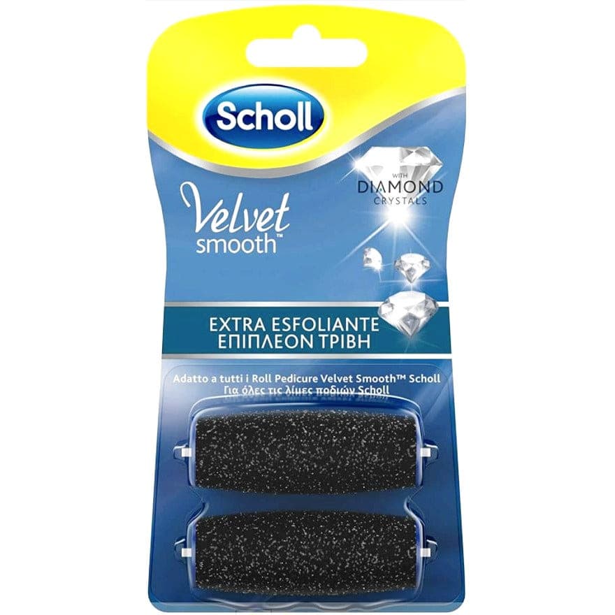 Scholl Velvet Smooth Ersatzrollen – Nachfüllrollen für Hornhautentferner