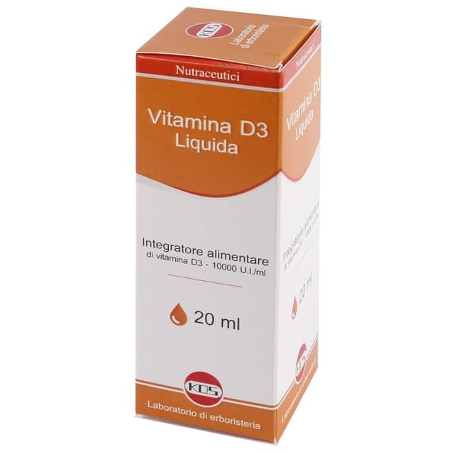 Vitamin D Liquid – 20 ml, 10.000 I.E.