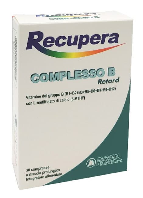RECUPERA Komplexo B – 30 Tabletten