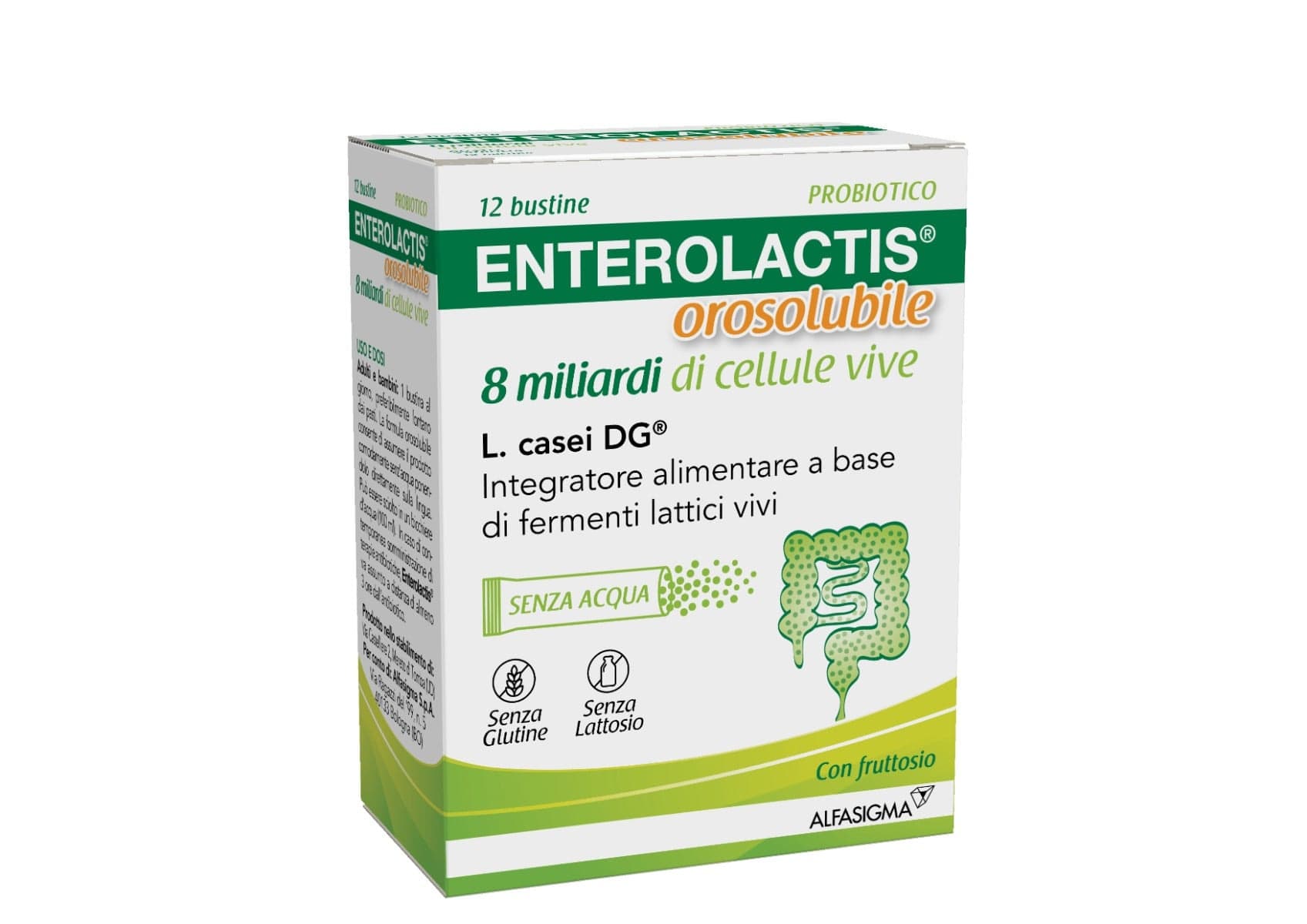 ENTEROLACTIS OROSOLUBILE 12BUS