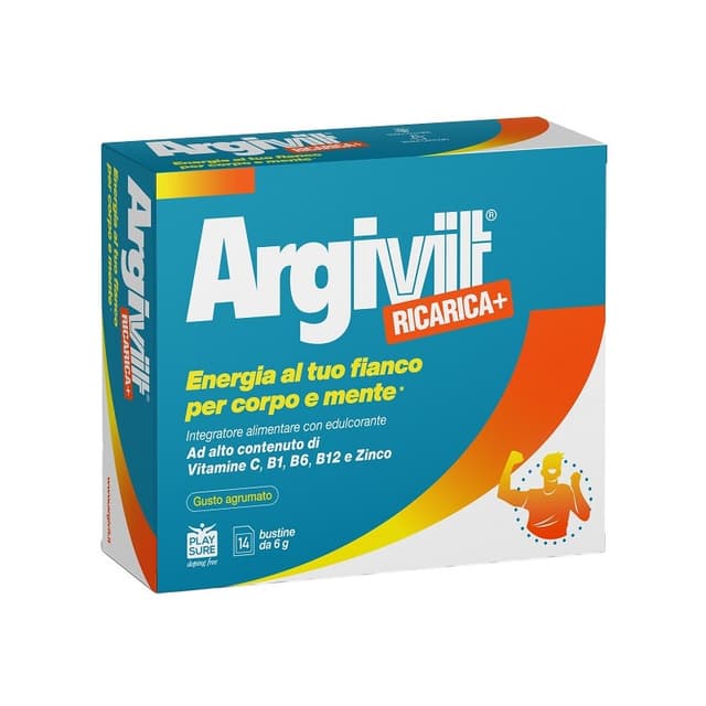 Argivit Ricarica – 14 Beutel Nahrungsergänzungsmittel mit Arginin