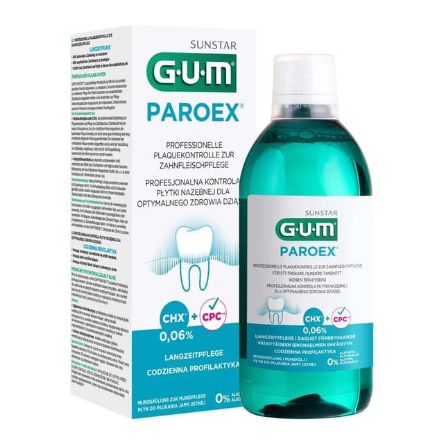 GUM Paroex 0,06% Mundwasser – 500 ml