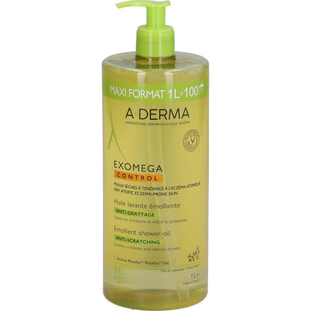 A-Derma Exomega Control Waschöl – 1 Liter