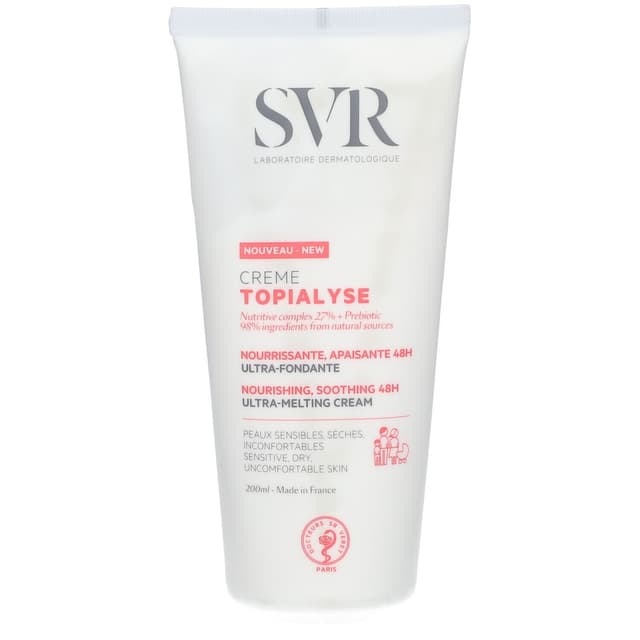 SVR Topialyse Creme – Hautpflege-Creme, 200 ml
