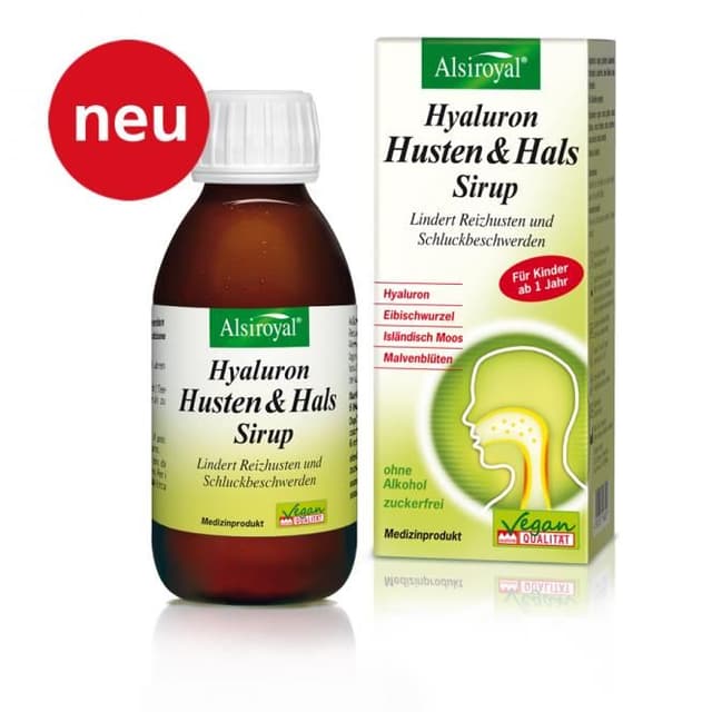 Hyaluron Husten und Hals Sirup