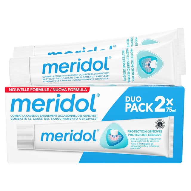 Meridol Zahnpasta Doppelpack – 2 × 75 ml