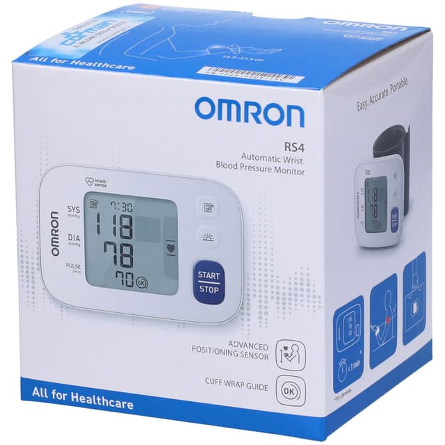 Omron RS4 – Blutdruckmessgerät für das Handgelenk