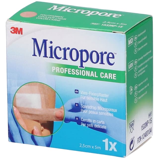 Micropore Surg T TA – Steriles Fixierband 5 mm x 25 mm