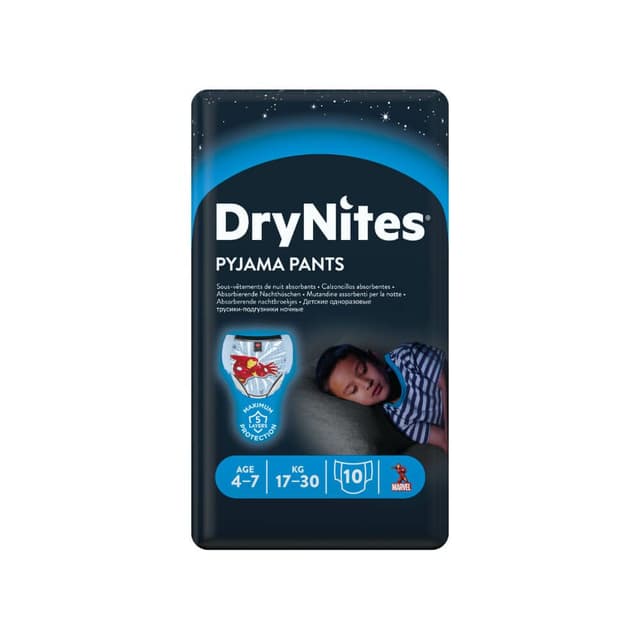 Huggies DryNites Boy – 10 Windeln (17–30 kg)