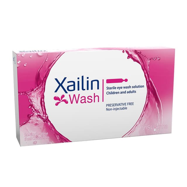 Xailin Wash Sterile Augenlösung 20 Fläschchen