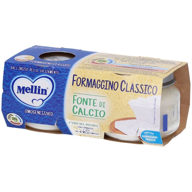 Calcium – 2×80 g Käse-Speise | Mellin Formaggino