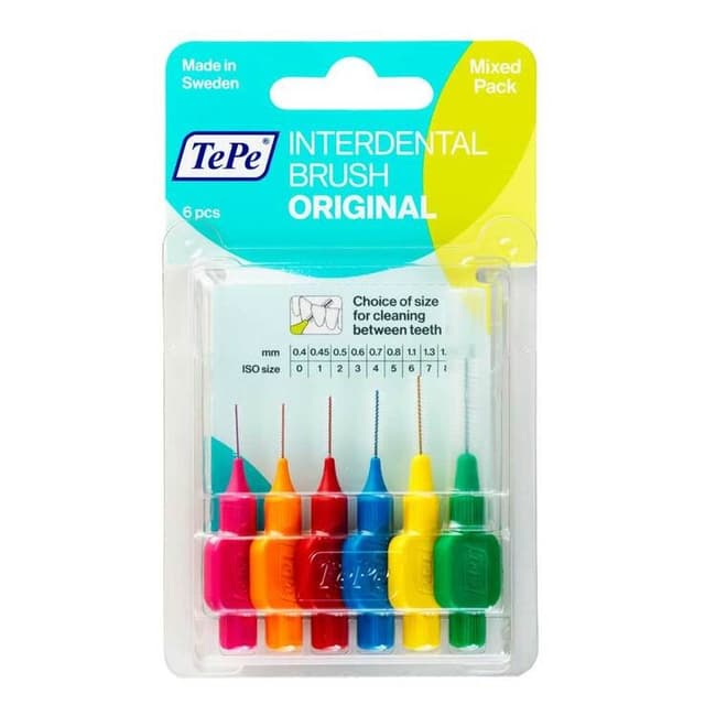 TePe Zahnzwischenraumbürsten Mix – 6er Pack